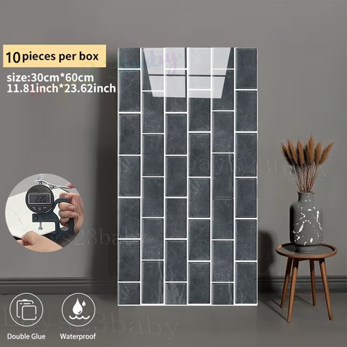 10pcs bathroom wall - 10pcs, pvc