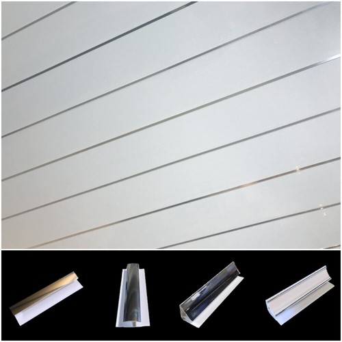 Gloss white chrome strip - chrome,