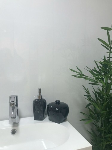 Plain white gloss 8mm - white,