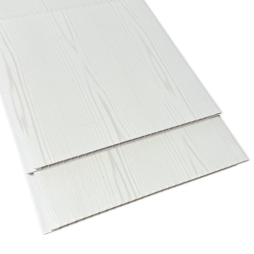 White ash wood - white, pvc