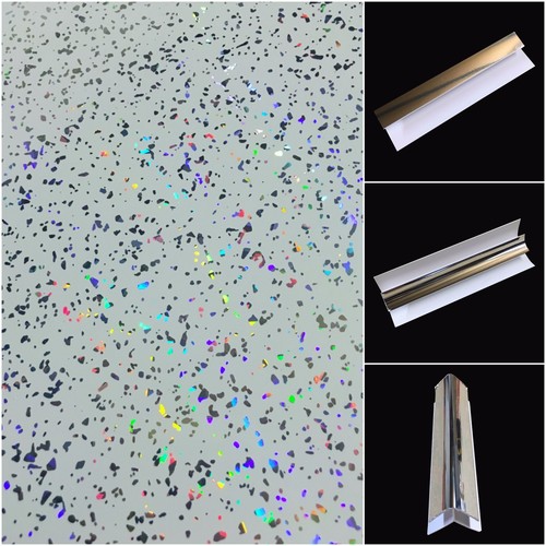 White sparkle wall - panels, &