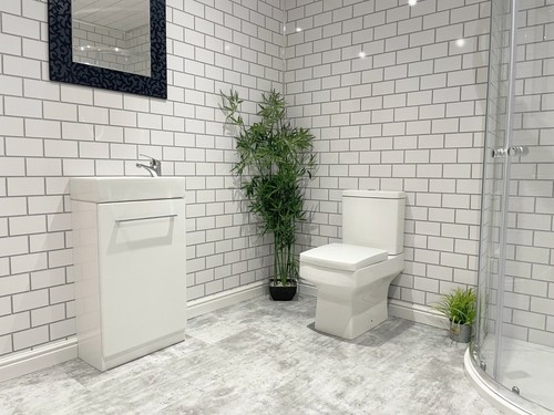 White metro tile effect - metro,