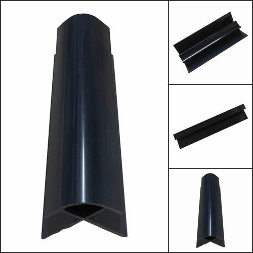 Black 10mm trims - black, for